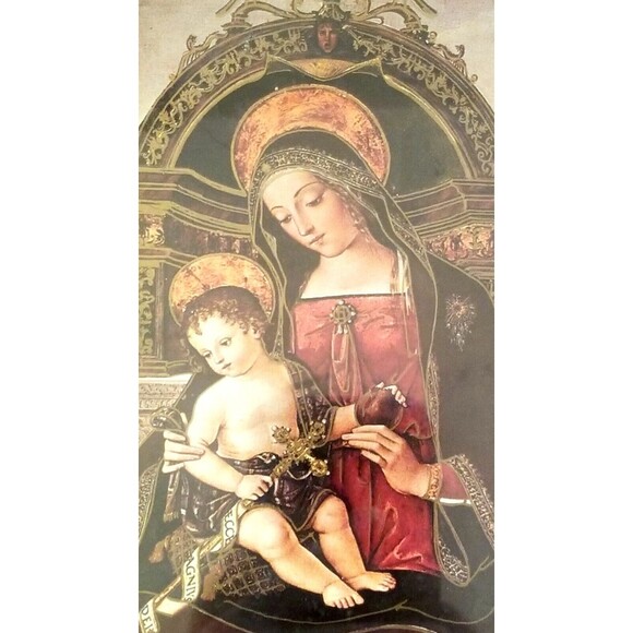 Our Lady of Consolation Virgin  Mary Baby Jesus Madonna and Child Print 7"x5" - Picture 1 of 3